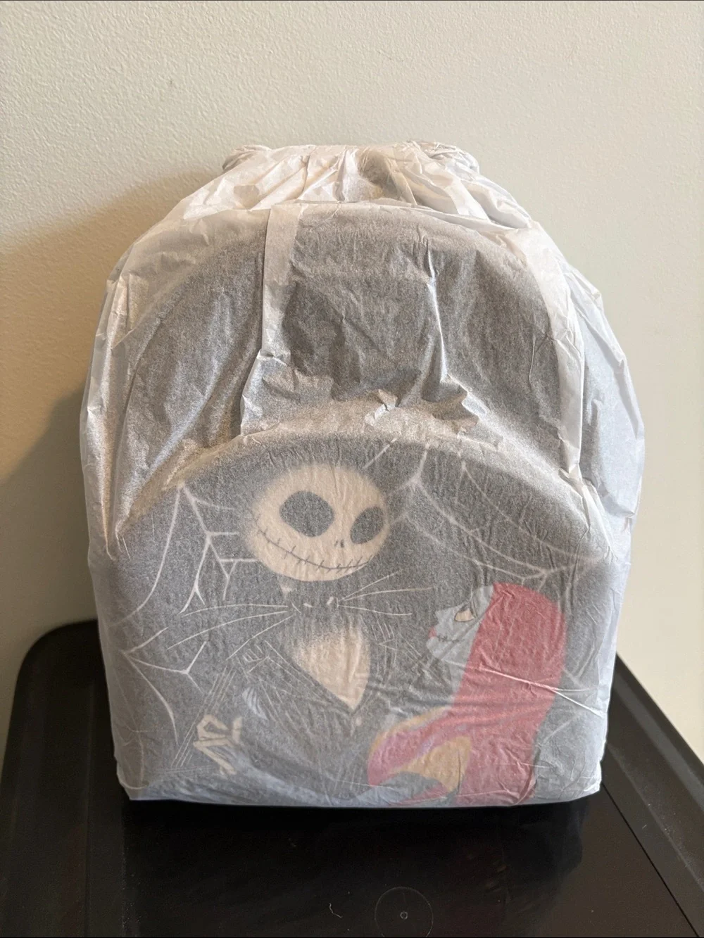 The Nightmare Before Christmas Jack & Sally Black Mini Backpack